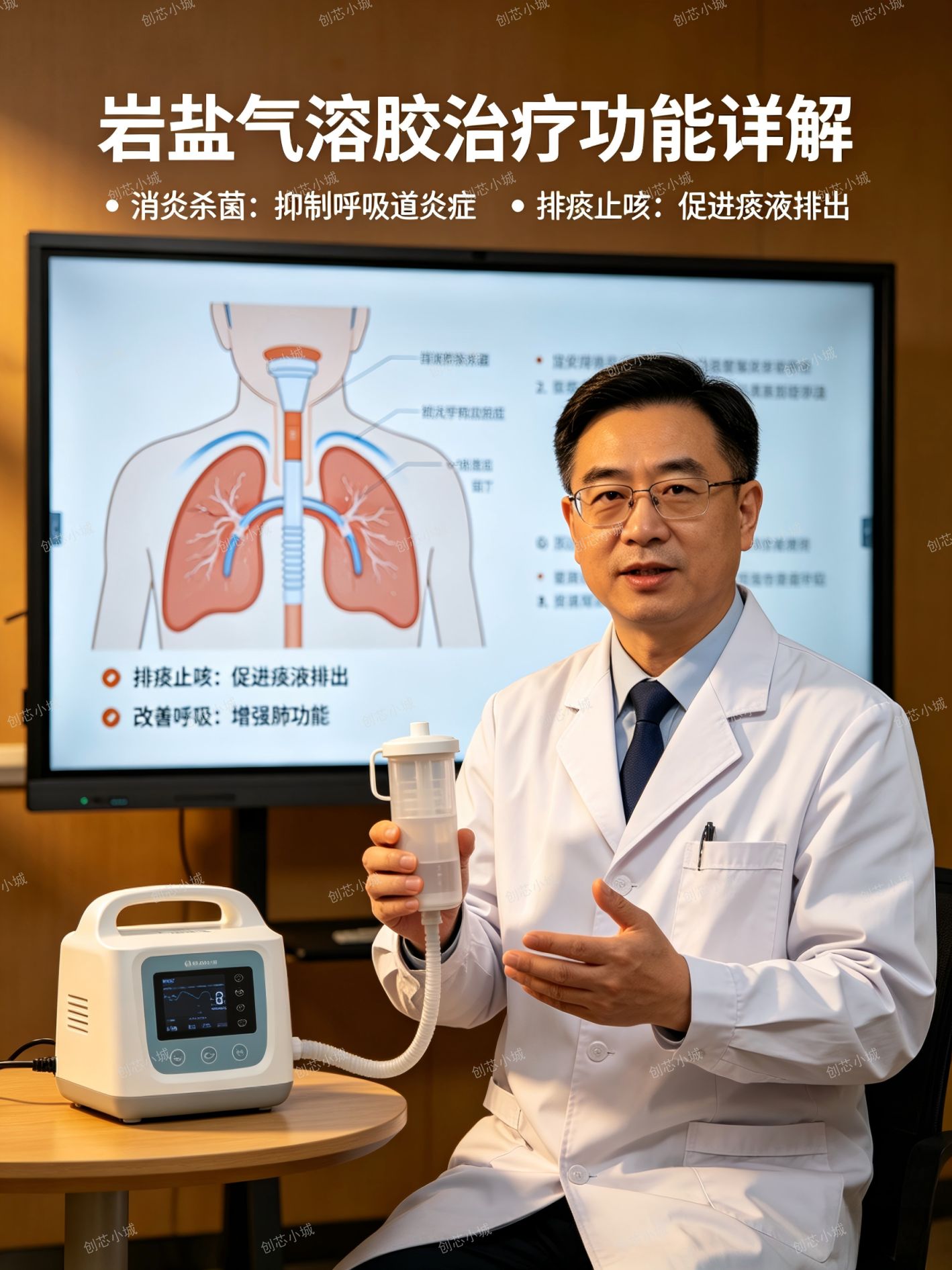 诚健谭召文诊所｜引进三甲同款岩盐气溶胶疗法，给呼吸道 “洗个干净澡”