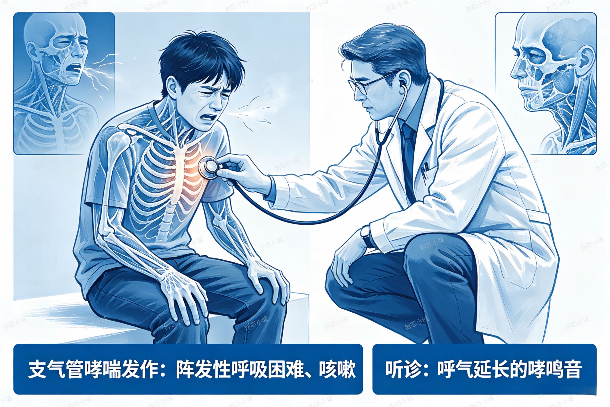 支气管炎须与哪些疾病区分开
