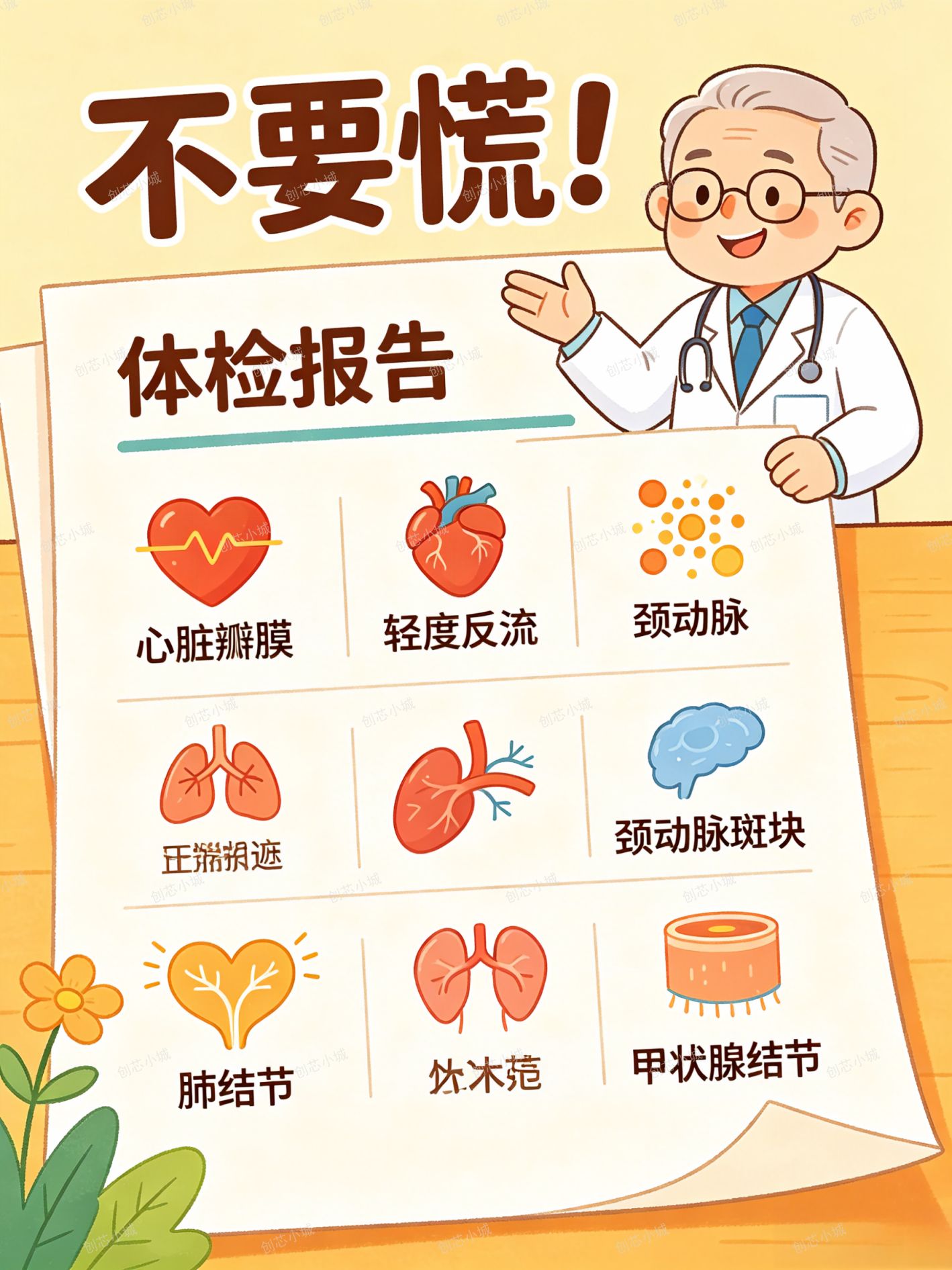 不要慌，体检报告上八种常见“病症”大多是岁月痕迹