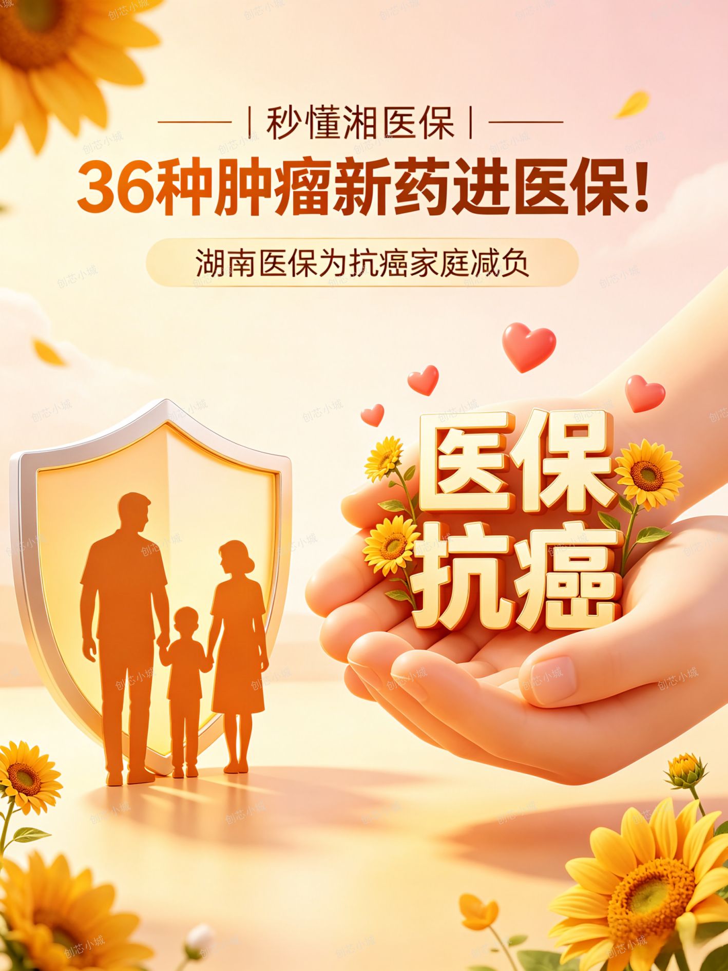 秒懂湘医保｜36种肿瘤新药进医保！湖南医保为抗癌家庭减负