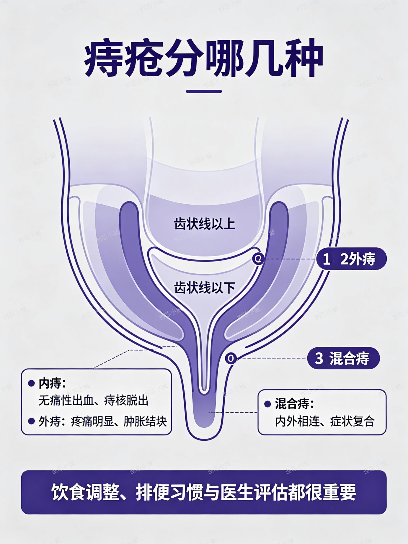 人各有“痔”！内痔、外痔、混合痔，一条视频带你认识！